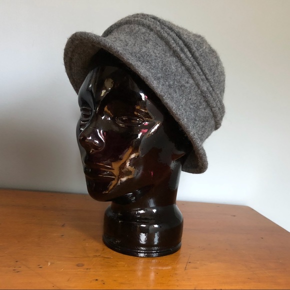 Vintage Wool Cloche Hat